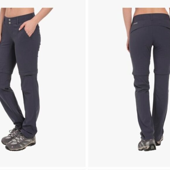 Columbia Pants - COLUMBIA Grey Omni-Shield Convertible Hiking Pants